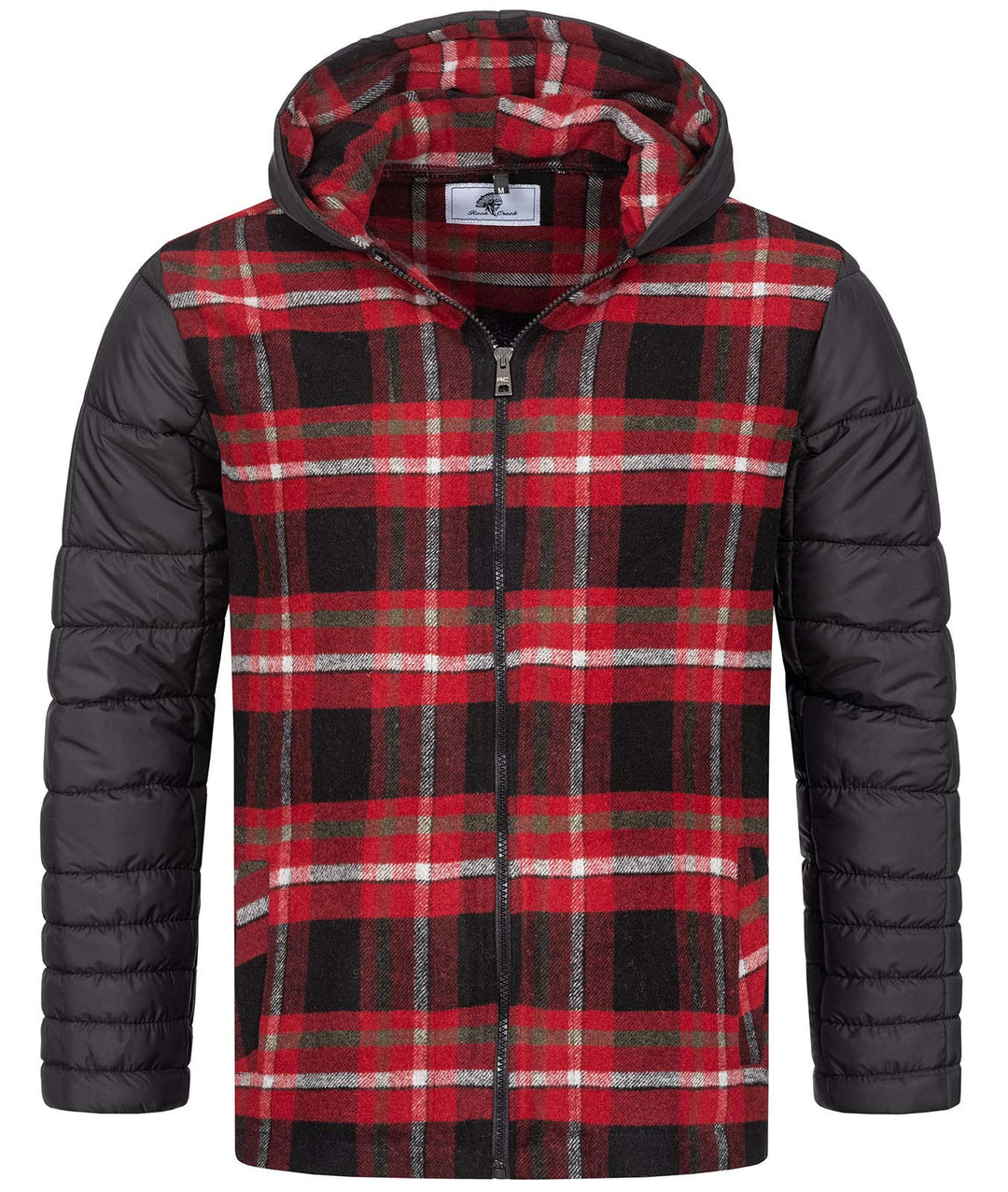 Rock Creek Herren Übergangsjacke Karierte Flanelljacke H-265 4XL Rot, 4XL Rot