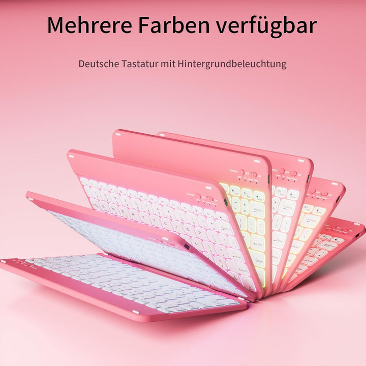 Tastatur Hülle für iPad Air 11 Zoll 2026/2025/2024, iPad Air 10.9 Zoll 2022/2020 5./4. Gen, Magnetis