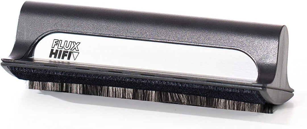FLUX-Hifi Flux-Brush Schallplattenbürste kombiniert mit Samtpads und Karbonfaserbürste