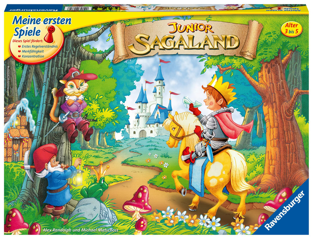 Ravensburger 21372 - Junior Sagaland - Kinderspiel, Junior Edition des Spieleklassikers für 2-4 Spie