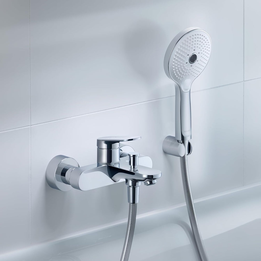 Duravit Universal Brausehalterung, Duschkopfhalterung für Handbrausen, Brausehalter, Chrom, Chrom