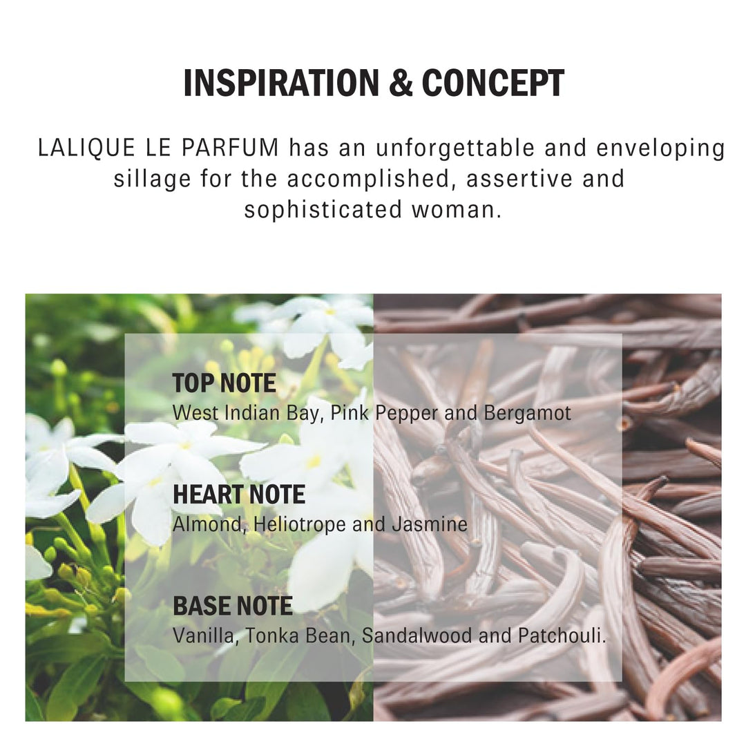 Lalique Le Parfum femme/women, Eau de Parfum Spray, 1er Pack (1 x 100 ml) 100 ml (1er Pack), 100 ml