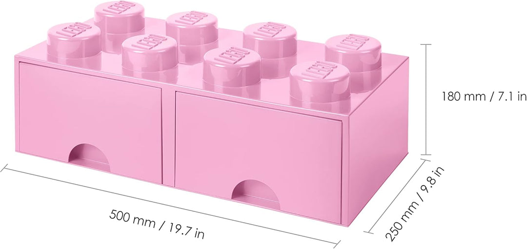LEGO 4006 Aufbewahrungsbox, Plastik, Legion/Light Purple, 50 x 25 x 18 cm 50 x 25 x 18 cm Legion/Lig