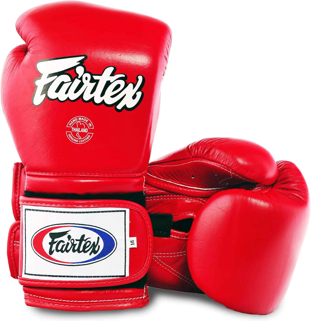 Fairtex Heavy Hitter's Boxhandschuh - Mexican Style (BGV9) rot 16 Unzen, rot 16 Unzen