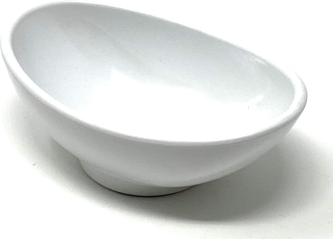 4x Dipschalen Melamin Set Weiss 758 Snackschale Servierschale Klein Mini Saucenschälchen Soja Weiss