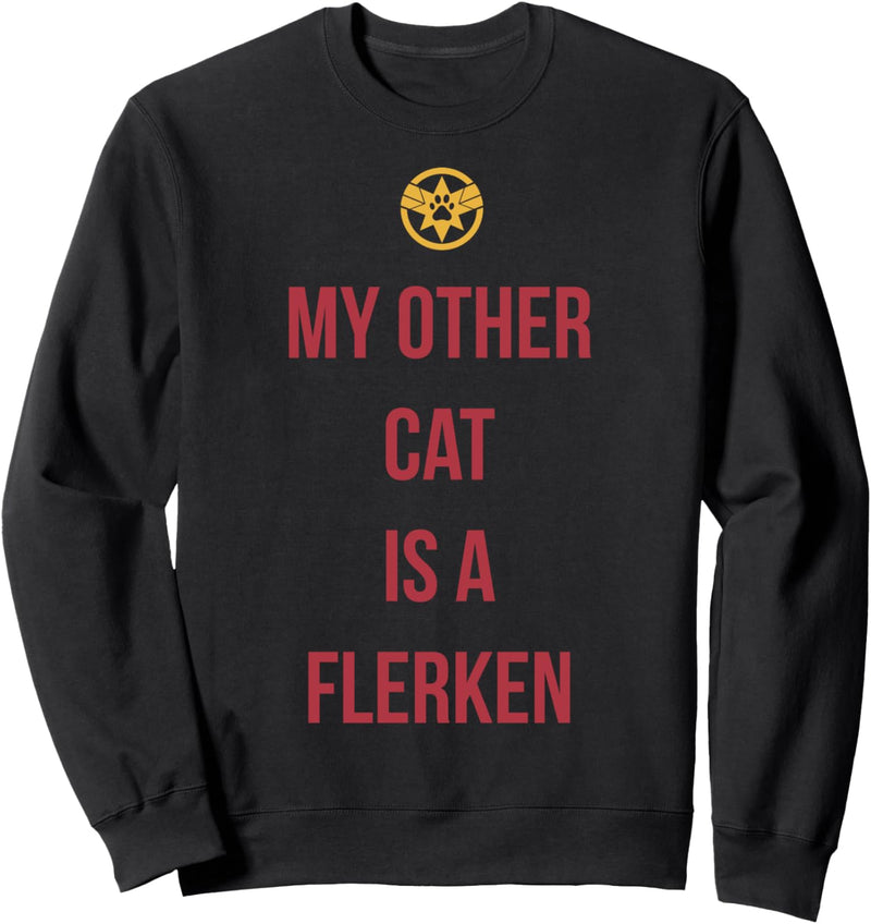 Marvel Captain Marvel My Other Cat Is A Flerken Sweatshirt