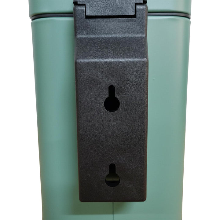 Relaxdays Kosmetikeimer Wandmontage, 3 l, Absenkautomatik, entnehmbarer Inneneimer, Bad Mülleimer, E