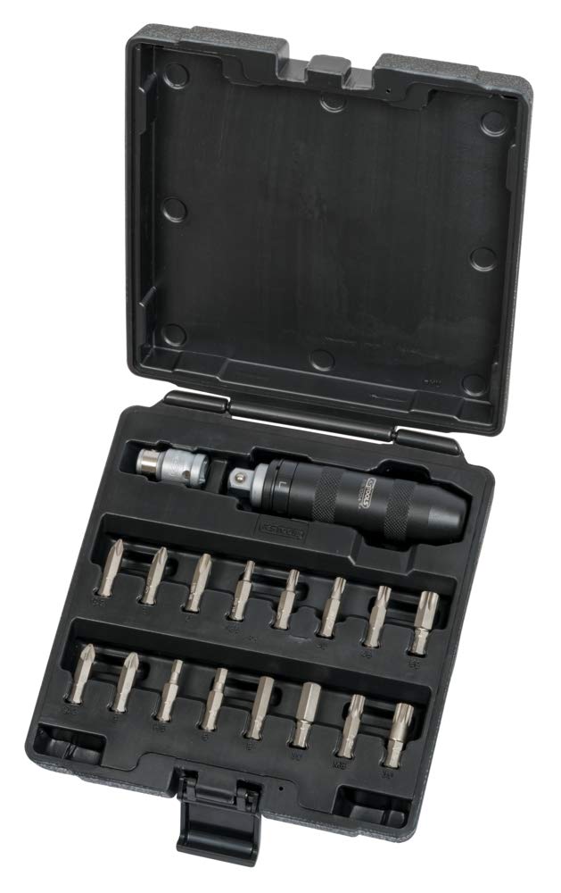 Ks Tools 515.2000 Schraubendreher-Set mit Bits, 18-teilig, Weiss