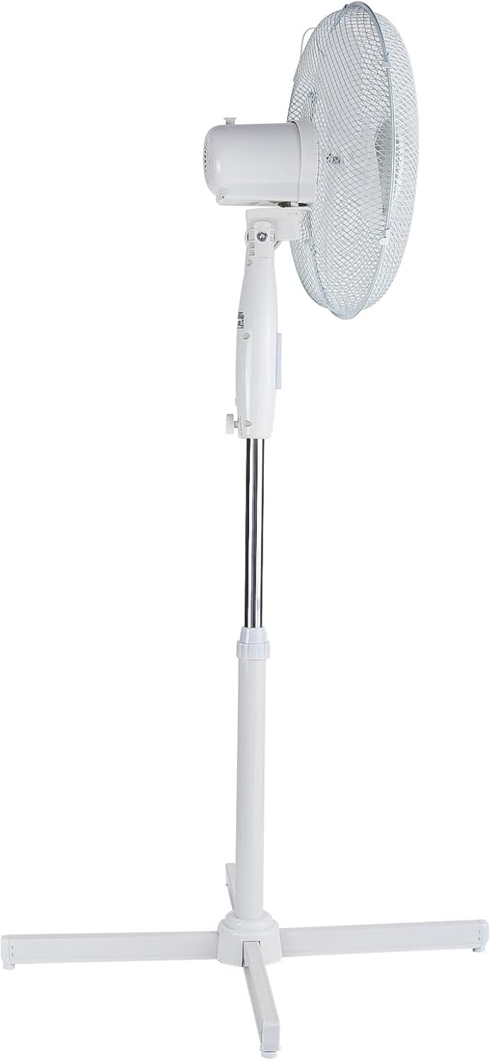 Grafner XXL Standventilator mit Oszillation, Ø41 cm, 3 Geschwindigkeitsstufen, höhenverstellbar, lei