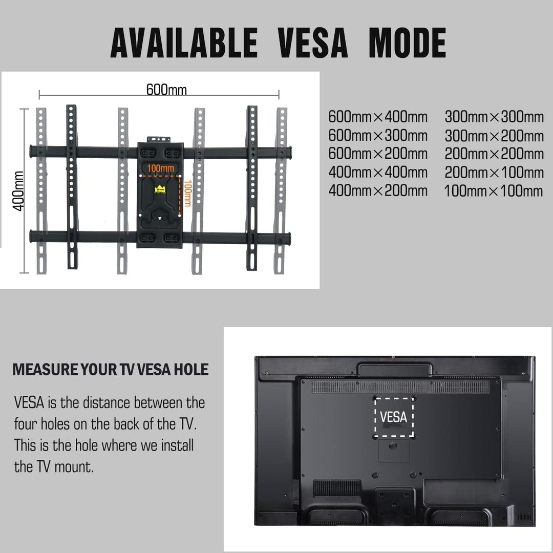 FORGING MOUNT TV Wandhalterung mit 820mm Langem Arm Wandhalterung Fernseher für 32-75 Zoll LCD/LED F
