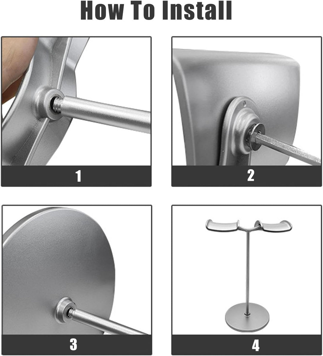 Desktop Headphone Stand, Metal Headphone Holder, Headphone Storage Display, Earphones Display Rack,