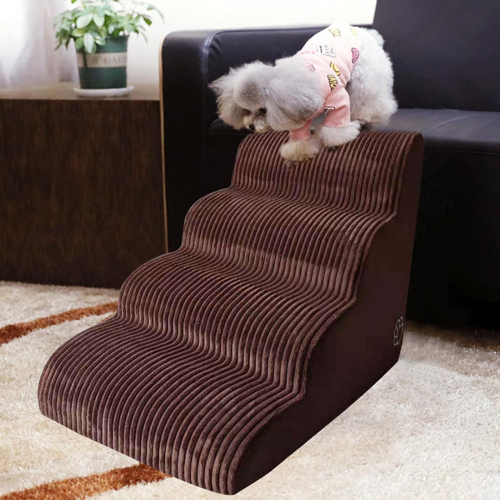 Schritte | 4 Tiers Cats High Density Foam Steps für | Sofa - Flexible Katzenrampe für den Innenberei