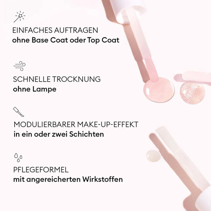 MANUCURIST Active Bright Nagellack Nagelpflege & Nagelweicher Bio-basiert - Extra starker Nagelhärte