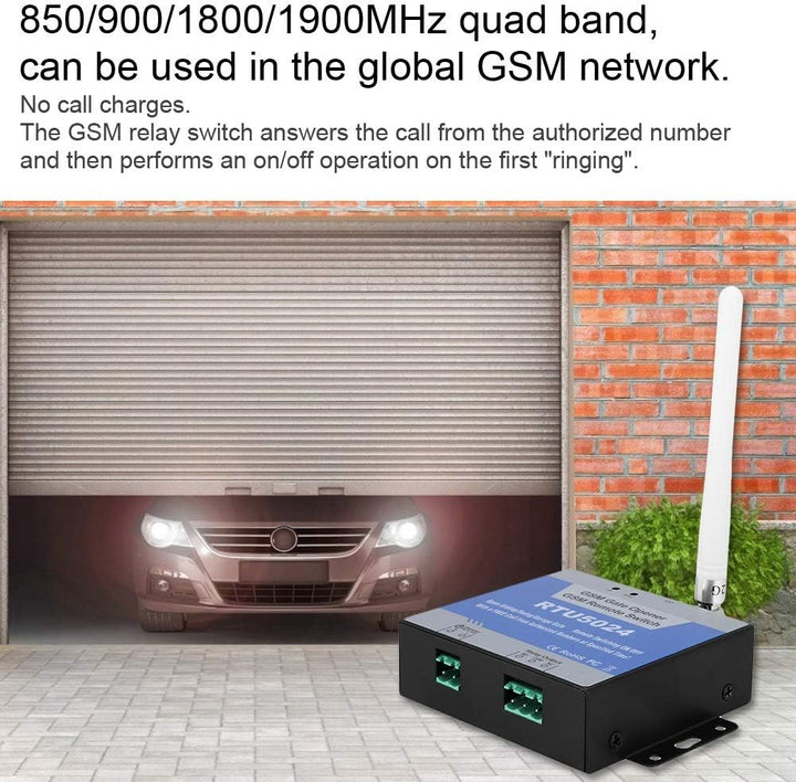 DEWIN RTU5024 Fernbedienungsschalter, GSM Toröffner Tür Tor Opener Remote, RTU5024 GSM Zugangskontro