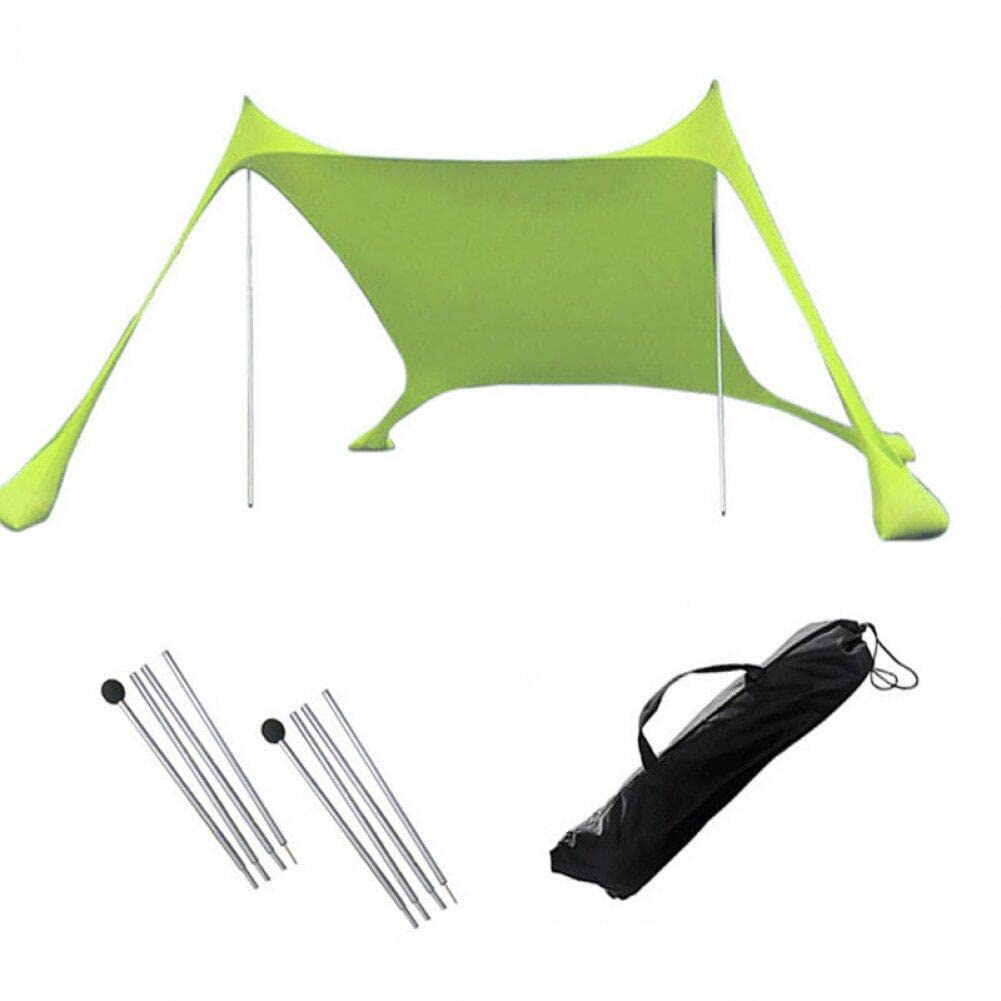 Baldachin des Strandzeltes, Strandsonnenschatten, Tragbarer Strandsonne, Leicht Für Strand, Camping,