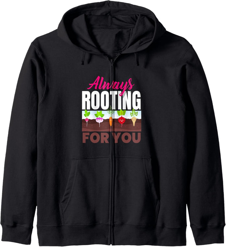 Always Rooting For You I Vegan Veganer Vegetarier Gemüse Kapuzenjacke