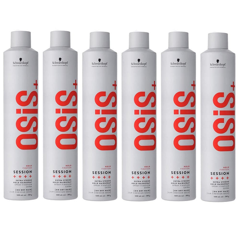 Schwarzkopf OSiS Session Haarspray SET 6 x 500ml Schwarzkopf 500 ml (6er Pack), Schwarzkopf 500 ml (