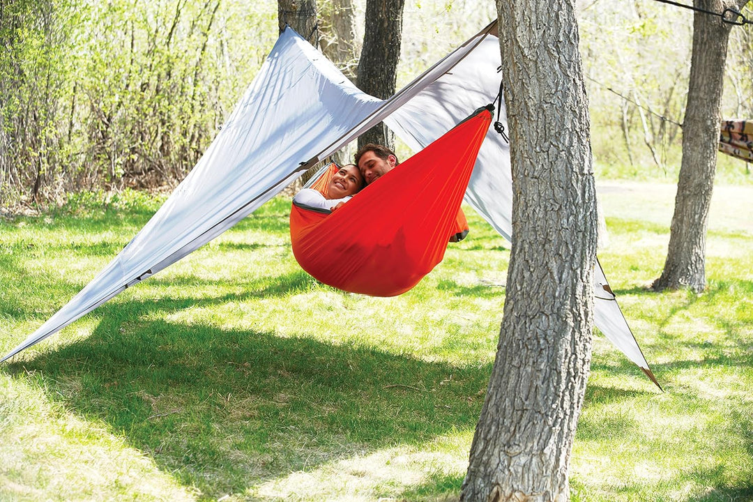 Coghlans Tarp Utility 300x300cm - Wasserdichtes und leichtes Tarp Grau 3 x 3 m, Grau 3 x 3 m