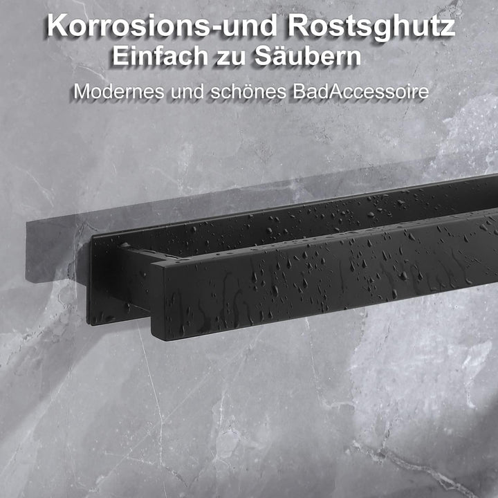 Handtuchhalter Ohne Bohren, Bad GäStehandtuchhalter, Handtuchhalter Wand Gebürstetes Silber Edelstah