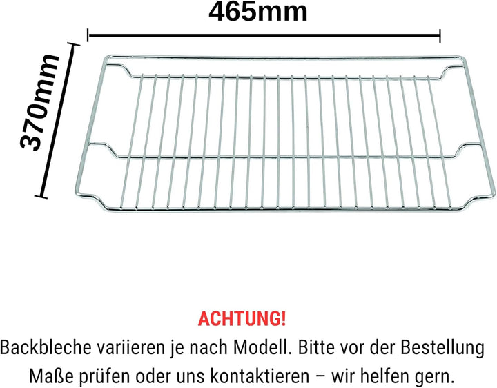 ICQN Universal-Backofenrost, Backofengitter geeignet für Bosch Siemens, Backgitter Grillrost für Bac