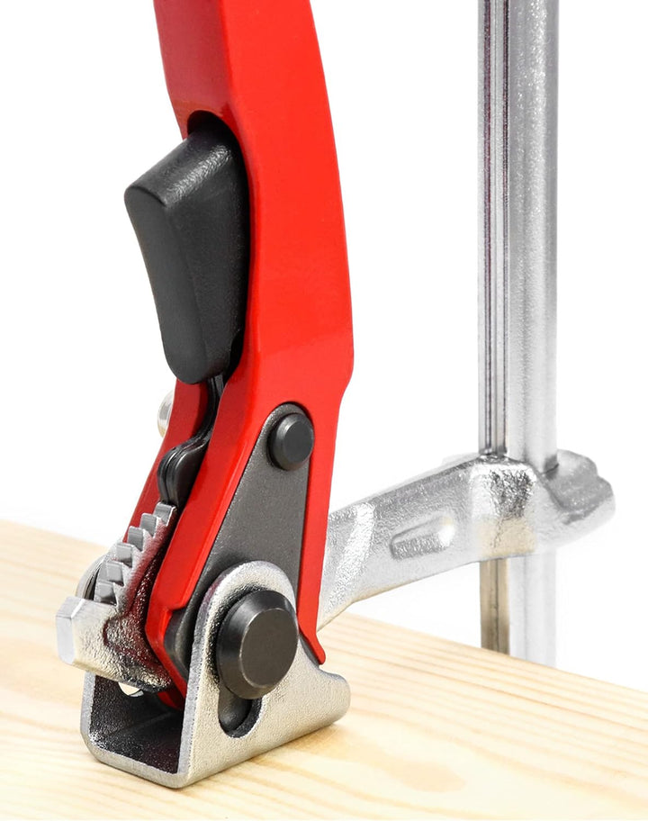 QWORK® Zwinge, Tischzwinge, Hebelzwinge, Schnellspanner mit 160mm Kapazität und 60mm Kehlentiefe zum