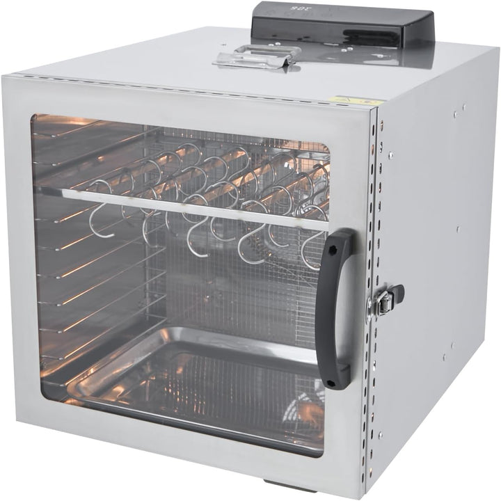 42.5L Lebensmittel-Dehydrator Elektrisch Trockenschrank Edelstahl Dehydrator 1KW für die Herstellung