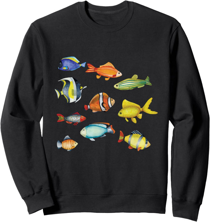 Aquarium Fisch Aquarianer Fische Haustier Goldfisch Sweatshirt