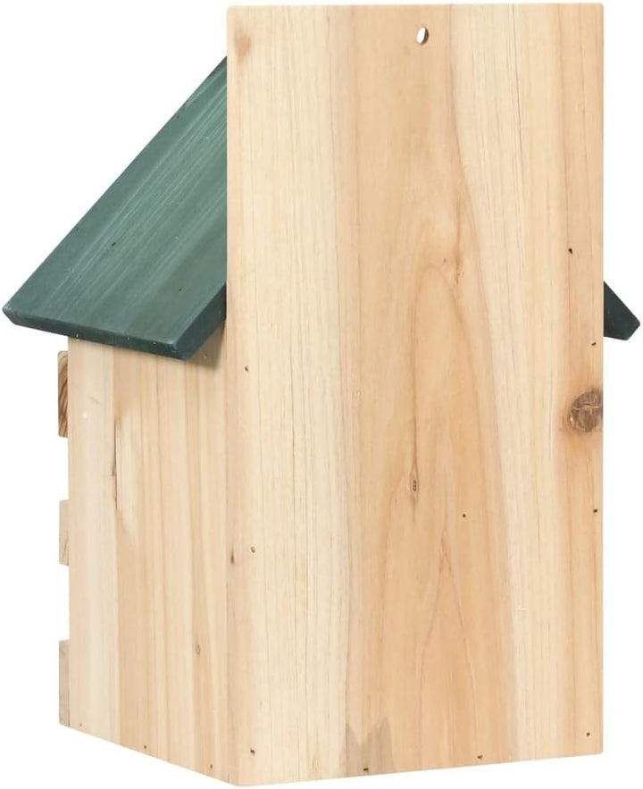 Vogelhäuser 4er Set aus Tannenholz, Nistkasten für Garten und Terrasse, wetterfestes Vogelnest mit g