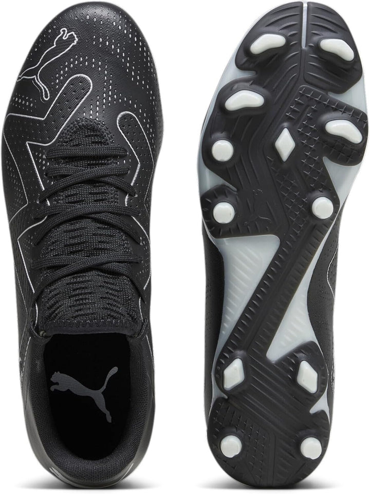 PUMA Herren Future Play Fg/Ag Fussballschuh 42.5 EU Puma Black Puma Silver, 42.5 EU Puma Black Puma