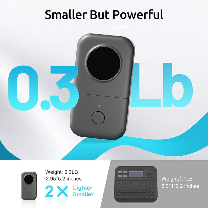 Phomemo D30 Bluetooth Etikettendrucker - Etikettiergerät Mini Beschriftungsgerät Selbstklebend Label
