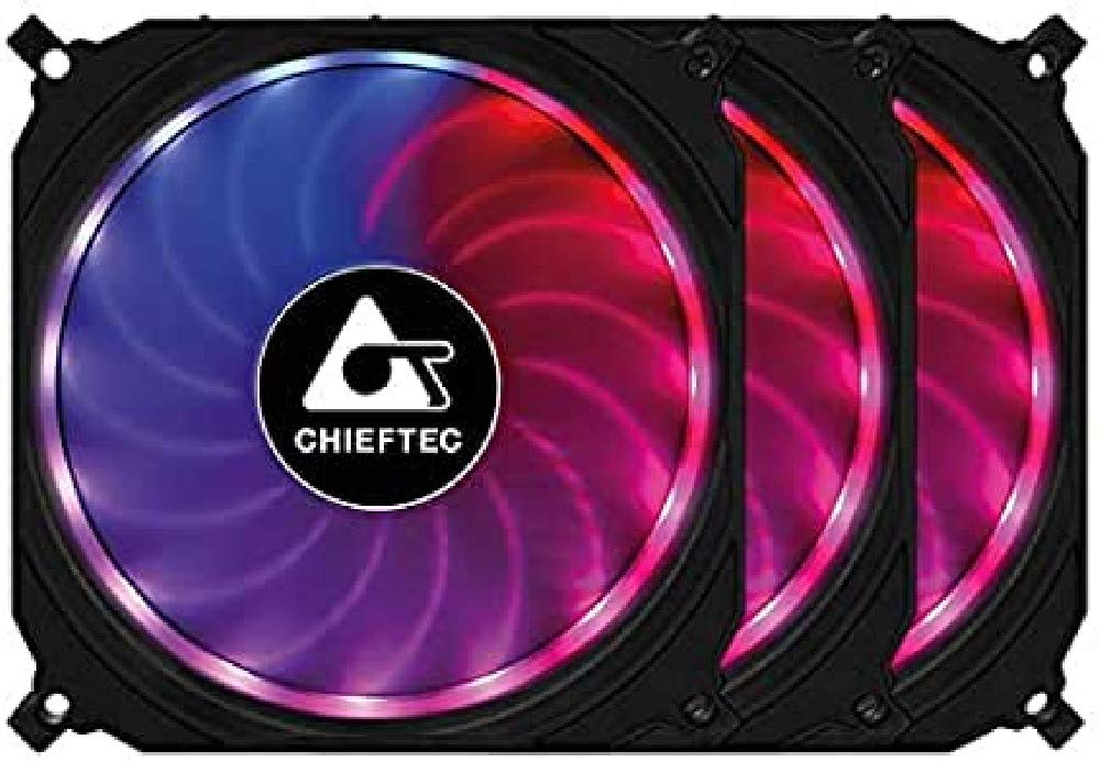 Case Fan 120mm 3-RGB Set/TORNADO CF-3012-RGB Chieftec