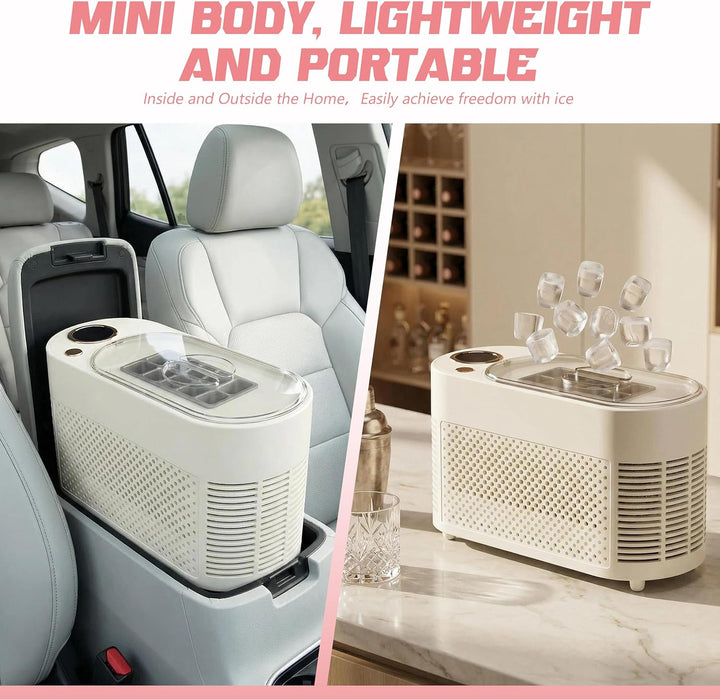 Mini Eiswürfelmaschine, 8/10 Eis produzieren (Produce 10 ice), Produce 10 ice