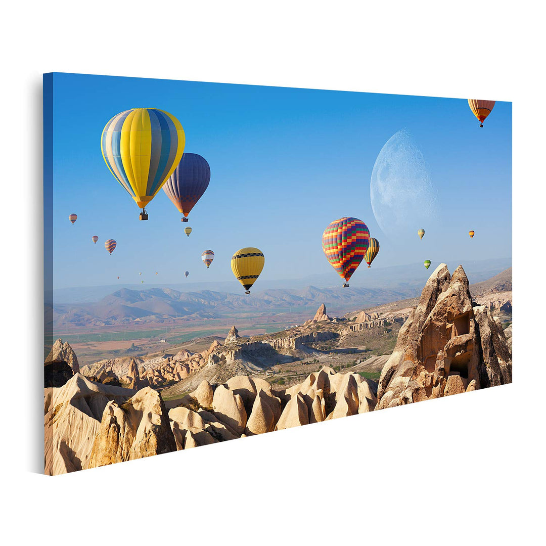 islandburner Bild auf Leinwand Heissluftballonfahrt Kappadokien Türkei Bilder Wandbilder Poster Lein