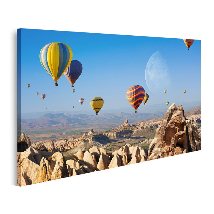islandburner Bild auf Leinwand Heissluftballonfahrt Kappadokien Türkei Bilder Wandbilder Poster Lein