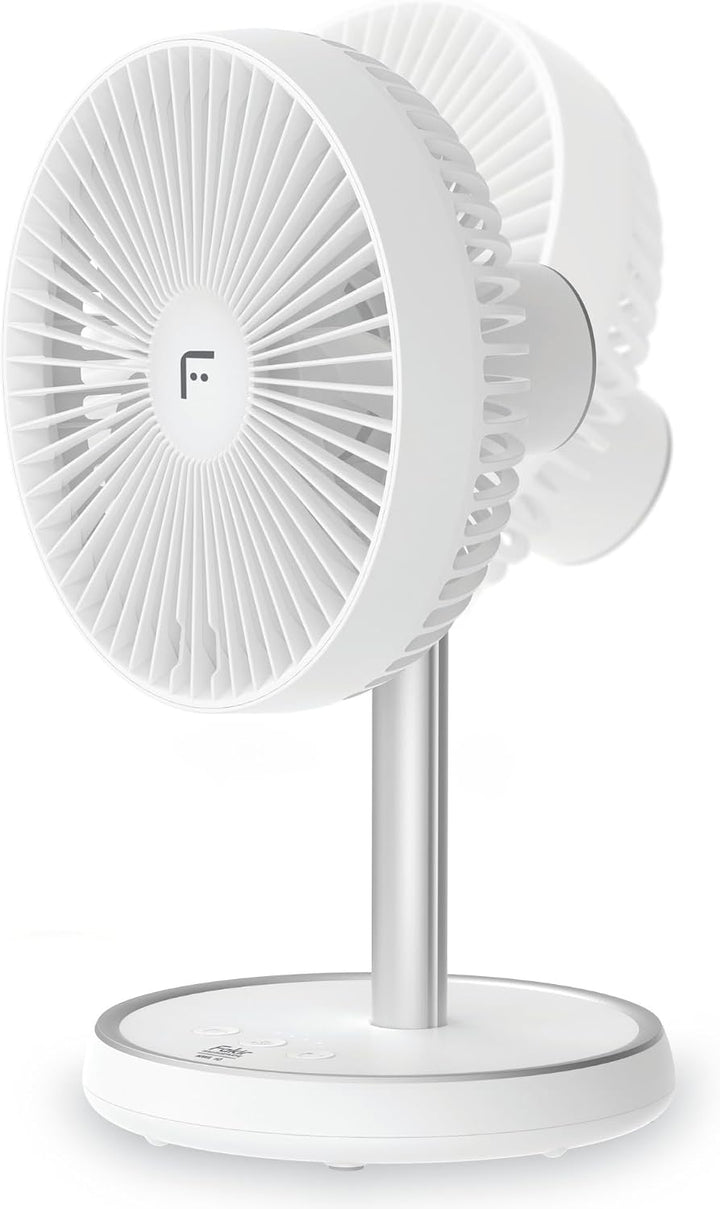 Fakir MWL10 Handventilator &amp; Tischventilator - Mini Ventilator mit Teleskopständer 34-75cm, 4 Stufe