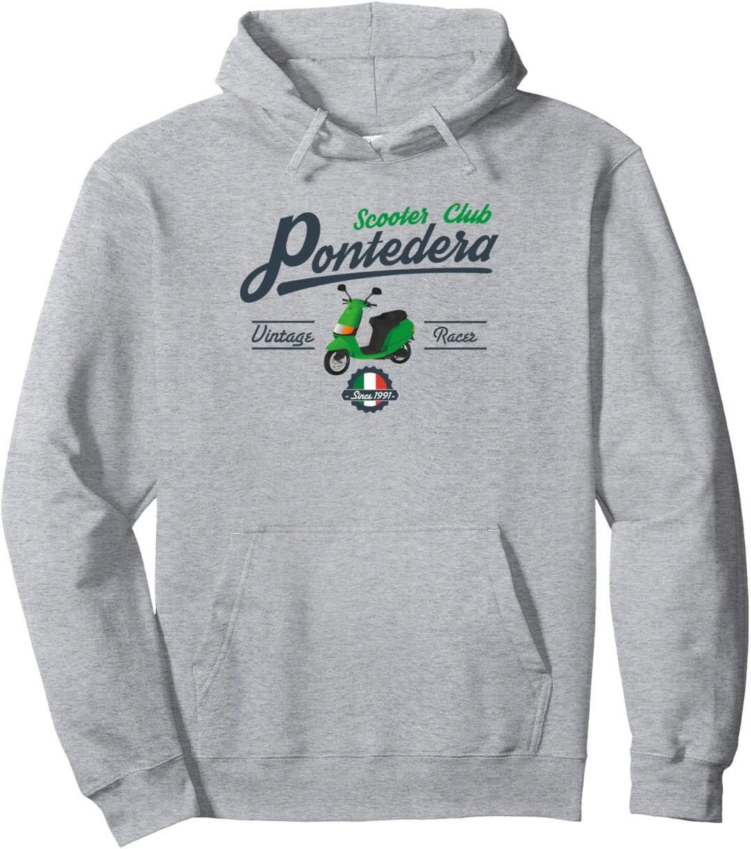 Pontedera Sfera Roller Scooter Club Motorroller Vintage 1991 Pullover Hoodie