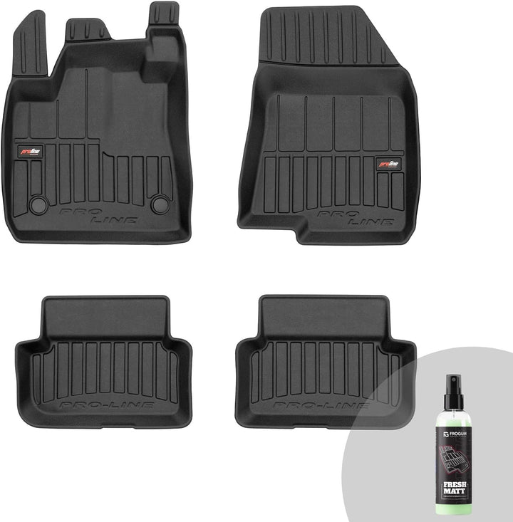 FROGUM ProLine 3D Gummimatten Exklusiven Auto Fussmatten Autofussmatten für Dacia Sandero III ab 202