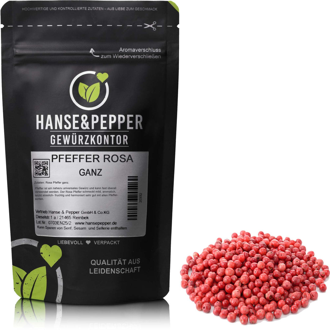 500g Pfeffer Rosa ganz Körner Vegan Rosa Beeren Rosa Pfefferkörner Beerenpfeffer