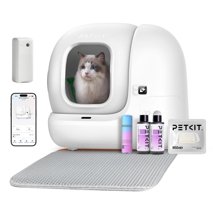 PETKIT Pura Max 2 Selbstreinigende Katzentoilette, 76L Katzenklo Selbstreinigend,xSecure,Geruchsbese