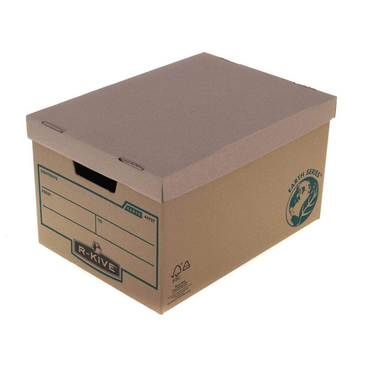 Bankers Box Earth Series Grosse Archivbox, 100 prozent recycelt Inhalt, 10 Stück, braun, Grosse