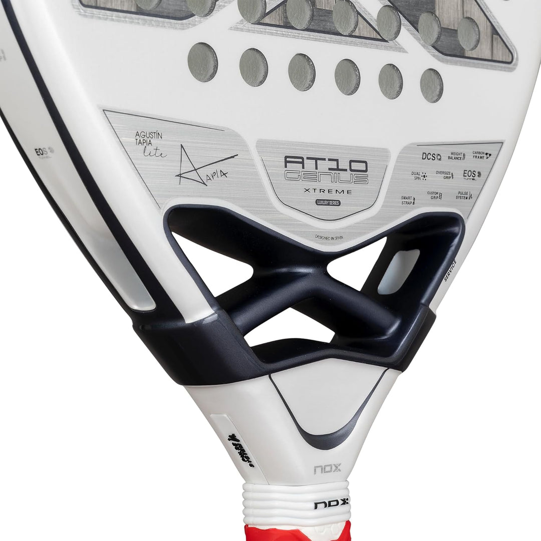 Nox Agustin Tapia Padelschläger Genius 12K Xtrem Lite AT10, Mehrfarbig