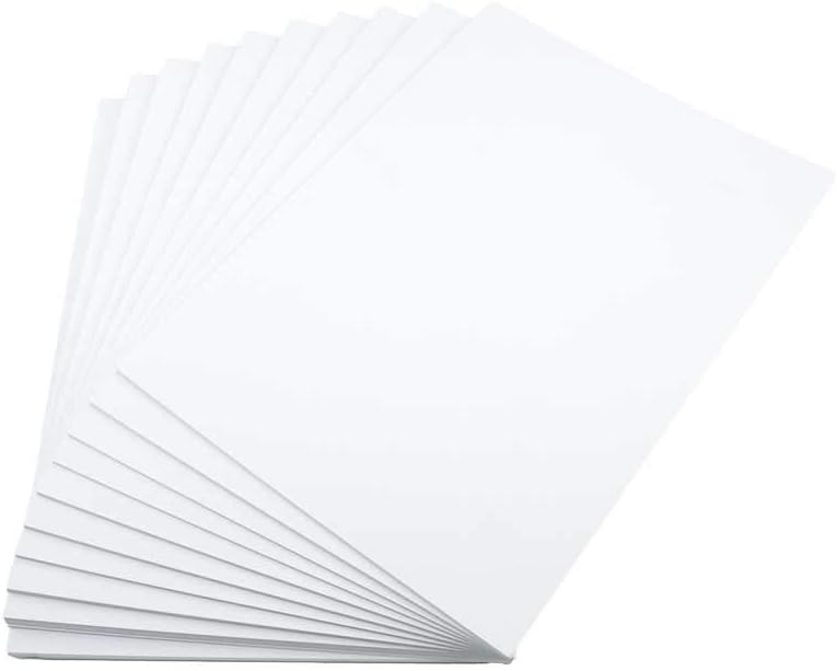 250 g/m²-Karten in A2-Format in weiss, 50 Blätter, von House of Card and Paper
