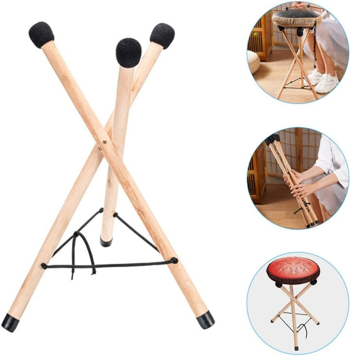 Alipis Trommelbasis Halterung Für Zungentrommel Drum-pad-ständer Zungentrommelhalter Für Boden Dreib