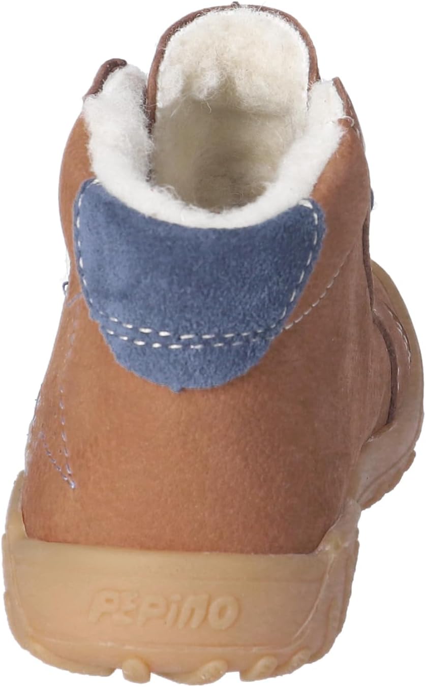 RICOSTA Mädchen und Jungen Lauflernschuhe Denny, WMS:Weit,CareTEX,terracare 20 EU Weit Curry Blau 26