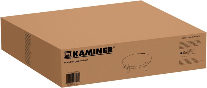 KAMINER Feuerschalen für den Garten 58x 23 cm Grosses Dreibein mit Griffen - Feuerschale Beständig G