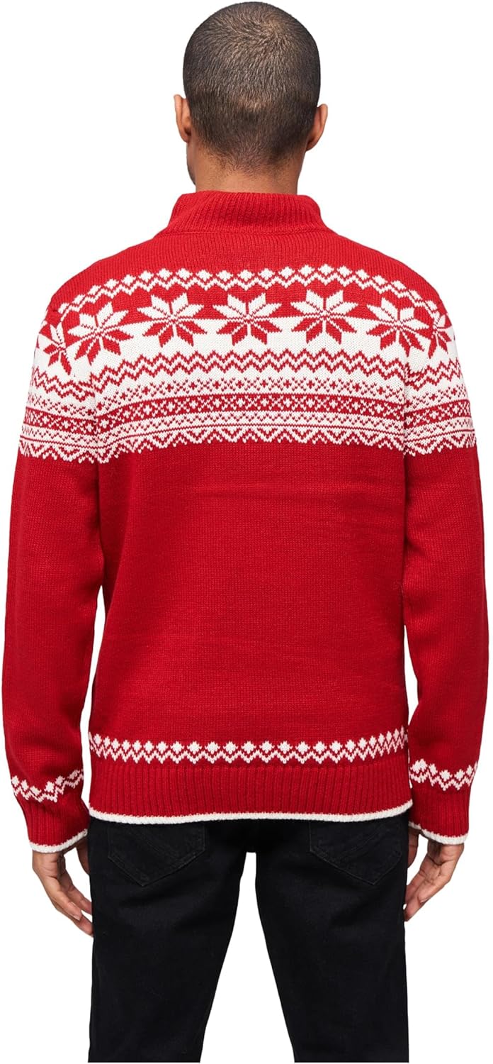 Brandit Herren Troyer Norweger Pullover, S Rot