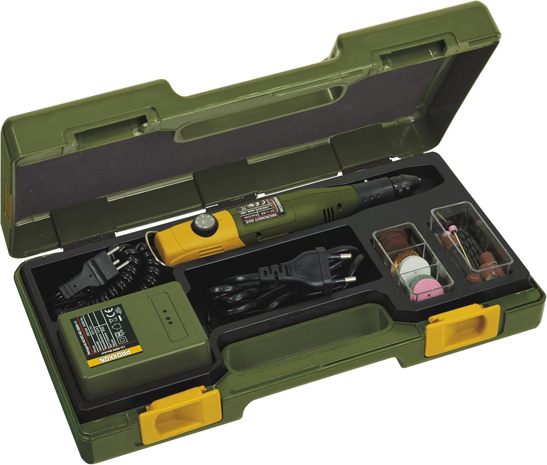 Proxxon MICROMOT 60/EF (Länge 220 mm, Gewicht 230 g, Leistung 40 W, Spannung 12-18 V, inkl. Netzgerä
