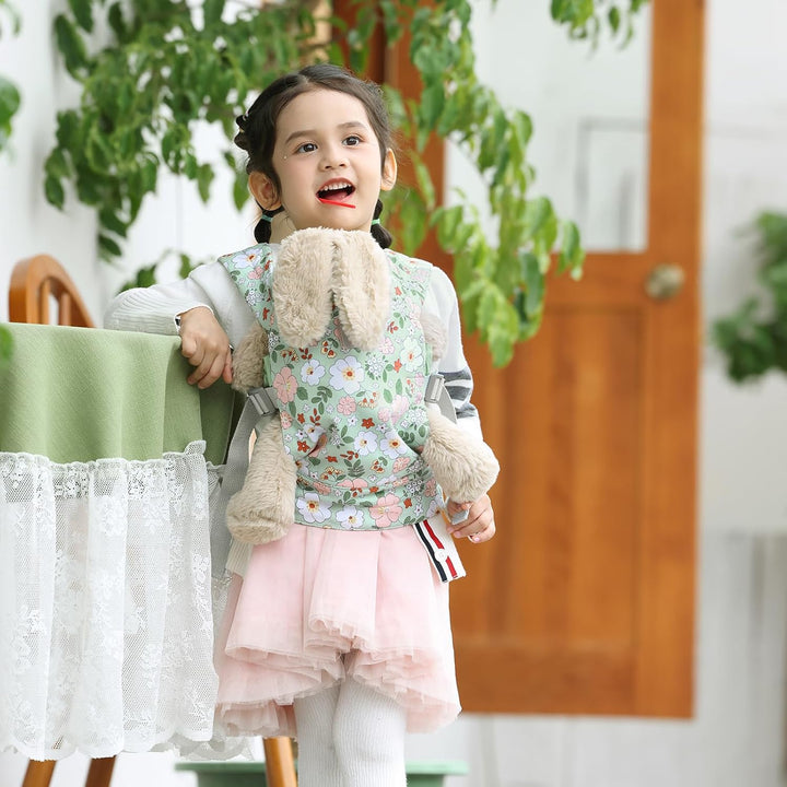 GAGAKU Puppentrage für Kinder Puppentrage ab 3 Jahre Babytrage für Puppen Bauchtrage Puppenzubehör P