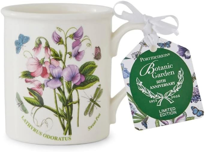 Portmeirion Botanic Garden 50th Anniversary Limited Edition Frühstückstasse 6 Stück