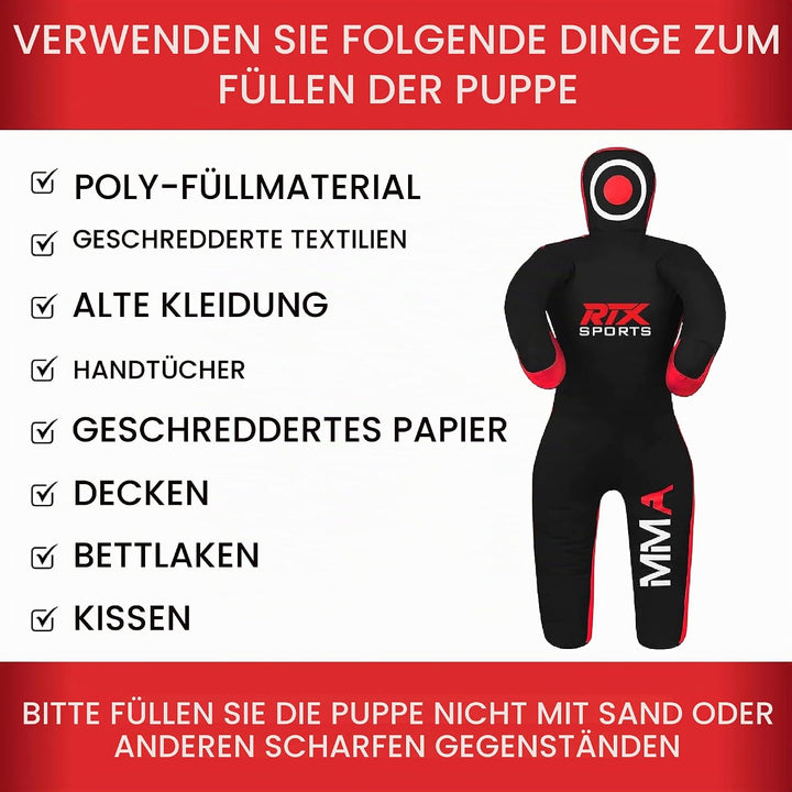 Kids MMA Judo Grappling Dummy - Punch Bag for Brazilian BJJ Jiu Jitsu, Wrestling, MMA Training Canva